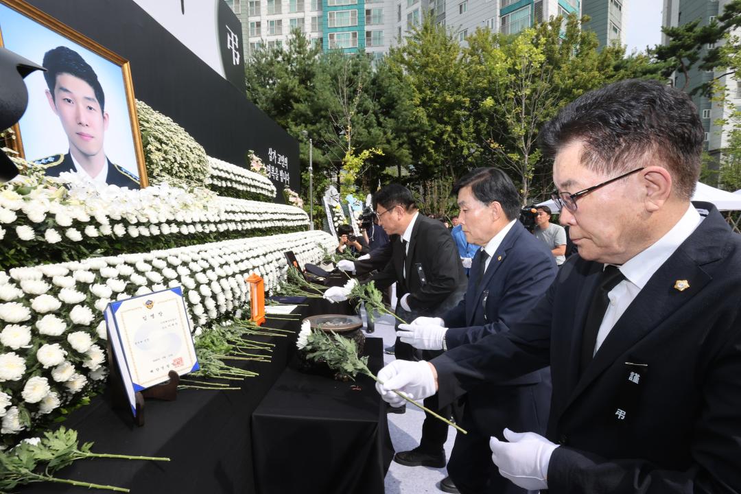 해양경찰관 故 이재석 경사 영결식