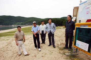 덕적면 서포리 해변 점검