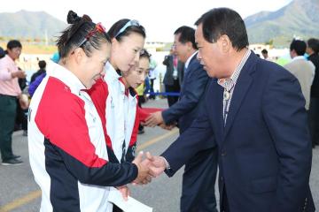 제94회 전국체육대회 카누선수단 격려