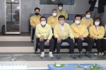 북한포 사격훈련에 따른 대피소 점검 등 연평면 방문