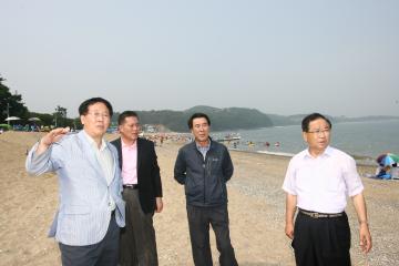 영흥면 십리포 해변 점검