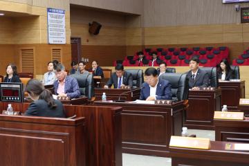 제256회 옹진군의회 임시회 폐회