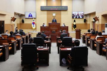 제257회 옹진군의회 임시회 개회식
