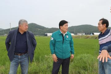 북도면 호우피해현장 방문